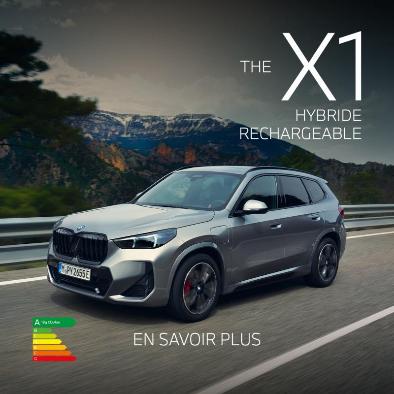 BMW X1 - CHOISISSEZ VOTRE MOTEUR.'