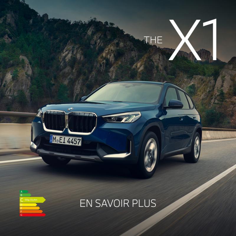 BMW X1 - CHOISISSEZ VOTRE MOTEUR.'
