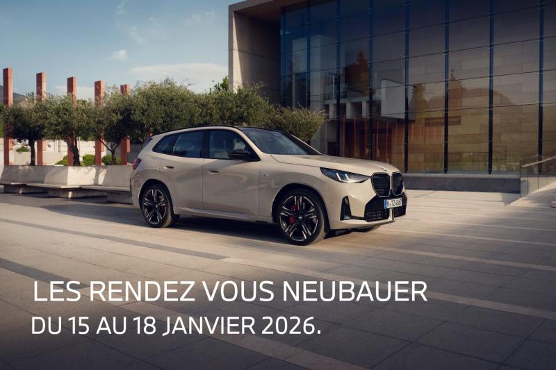 Les Rendez-Vous Neubauer BMW du 15 au 18 janvier 2026.'