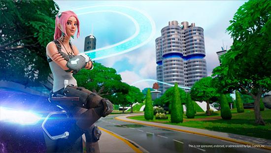 BMW CRÉE UN MONDE VIRTUEL ÉBLOUISSANT DANS FORTNITE