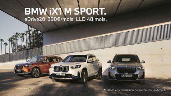 BMW iX1 M Sport dès 390 €/ mois*