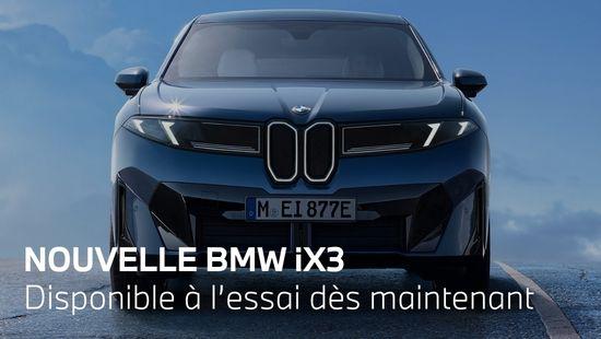 Nouvelle BMW iX3 disponible à l’essai.