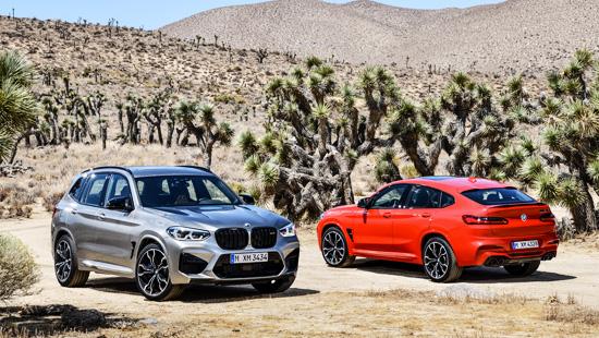 Nouvelles BMW X3M et X4M.