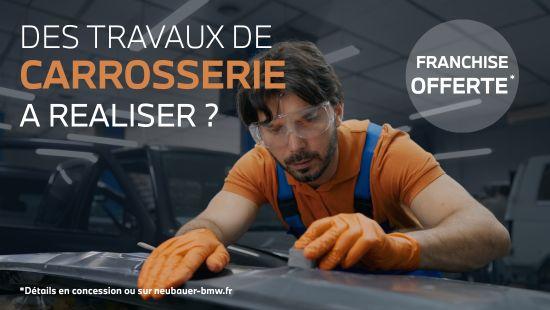 Travaux de carrosserie à réaliser ? Votre franchise est offerte