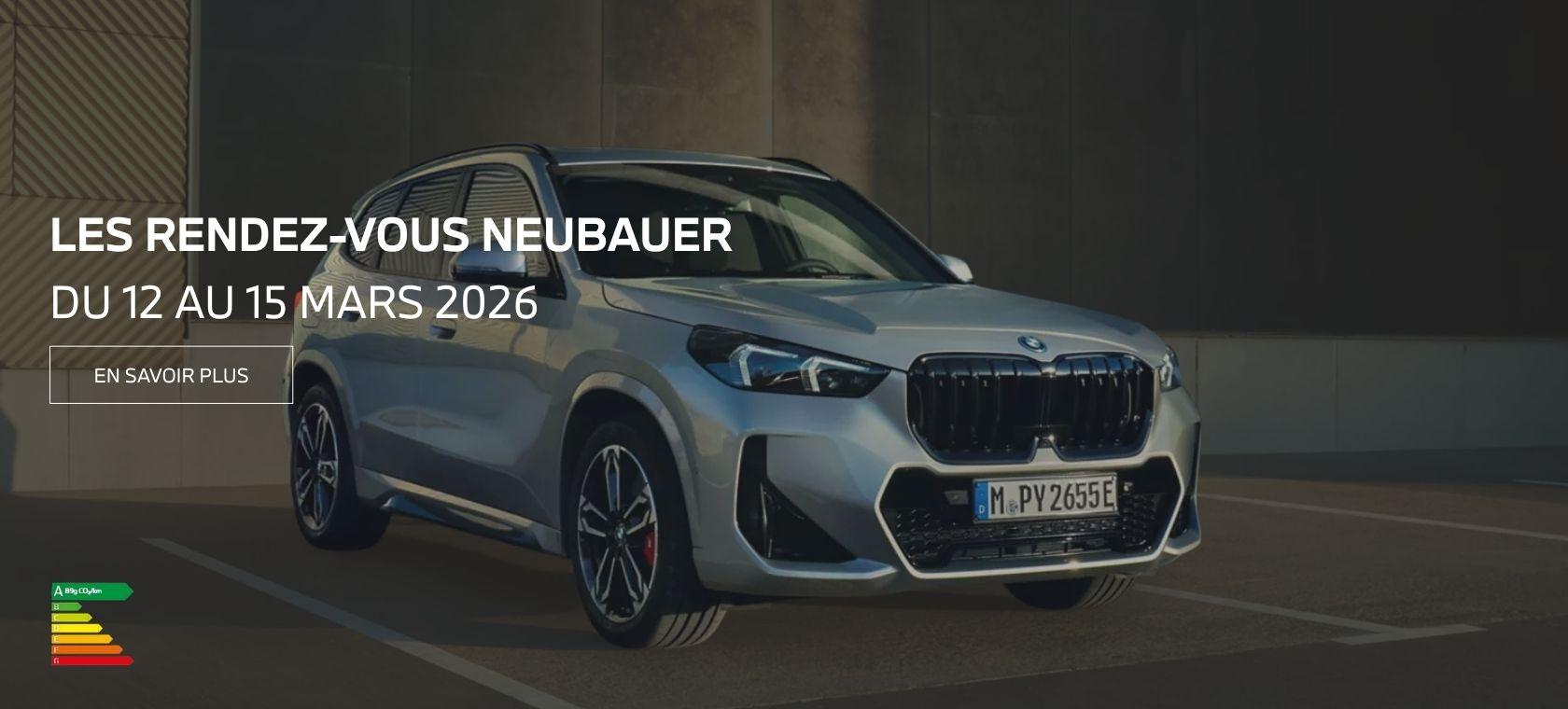 Les Rendez-Vous NEUBAUER BMW du 12 au 15 mars 2026