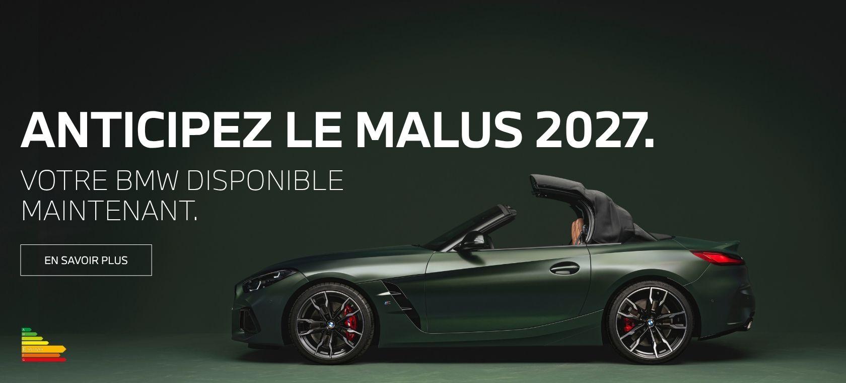 Profitez des modèles BMW disponibles avant le malus 2027